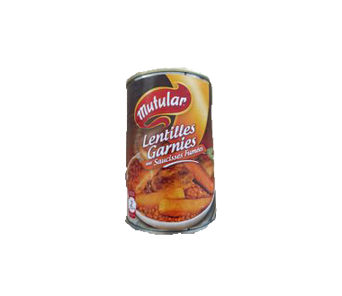 LENTILLES GARNIES 840G MUTULAR 4/4