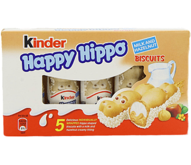 BISCUIT HAPPY HIPPO 104G KINDER