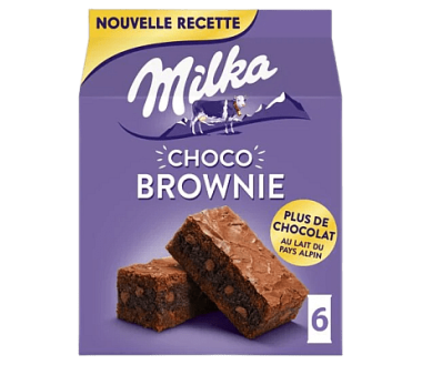 BROWNIE CHOCO 180G MILKA