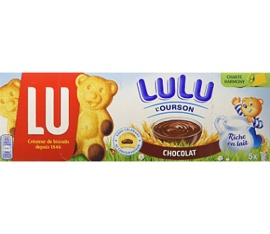 LULU OURSON CHOCO X5 150G LU