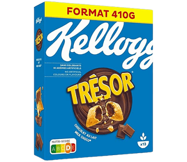 TRESOR CHOCO LAIT 400GR KELLOGS