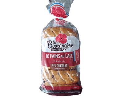 PAIN AU LAIT PEPITES X10 LA BOULANGERE