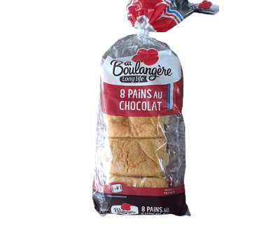 PAIN CHOCO X8 LA BOULANGERE