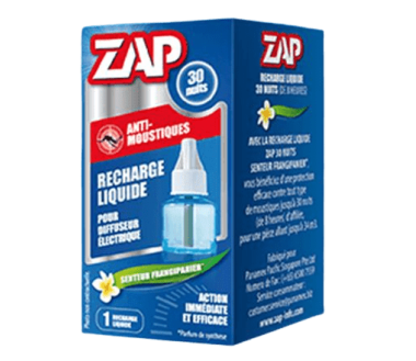 ANTI MOUSTIQUE RECHARGE 30NUITS ZAP
